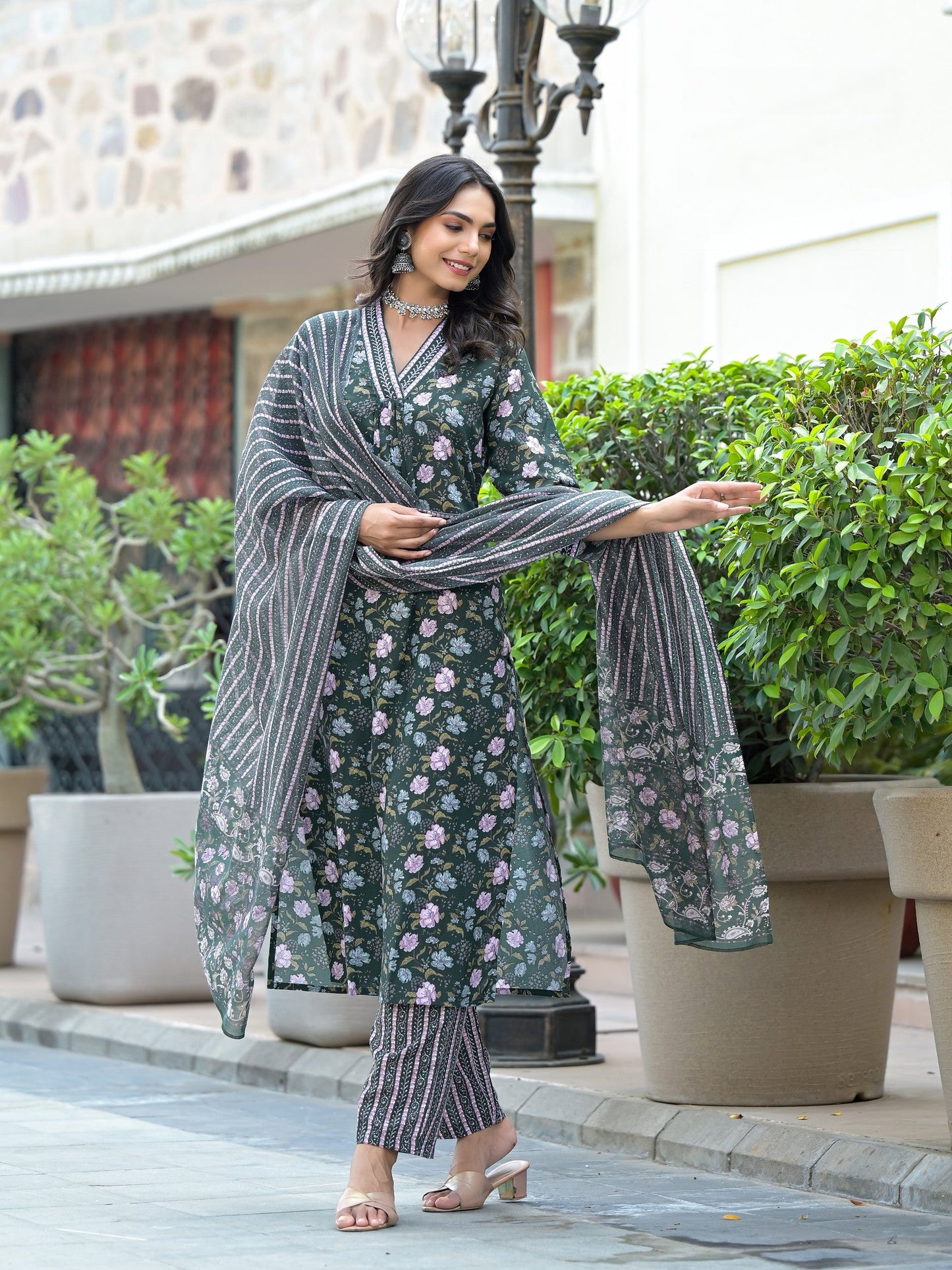 Women's Printed Kurta Set