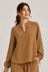 Moccha Muse Convertible Balloon Sleeve Top
