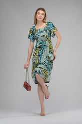 Goa Breeze Smocked Midi Dress