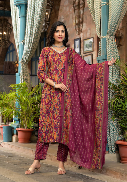 Women Floral Printed Kurta Set