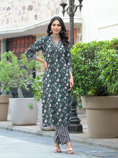 Women's Printed Kurta Set