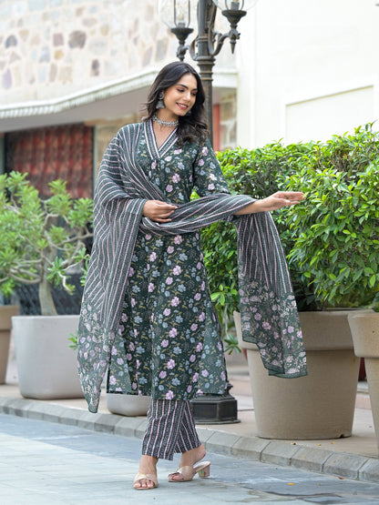 Women's Printed Kurta Set