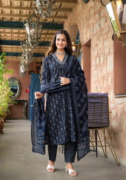 Floral Printed Kurta Set