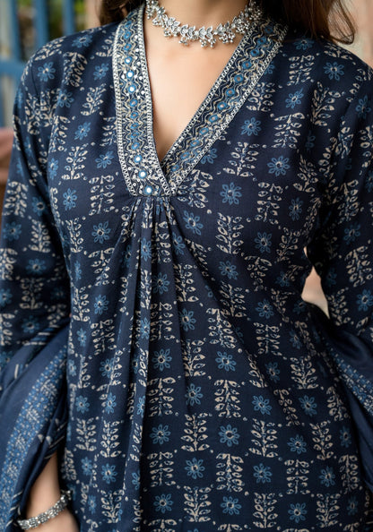 Floral Printed Kurta Set