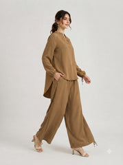 Mocha Muse Balloon Style-2 Way Signature Co-Ord Set