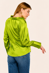 Neon Noir Japanese Satin Shirt