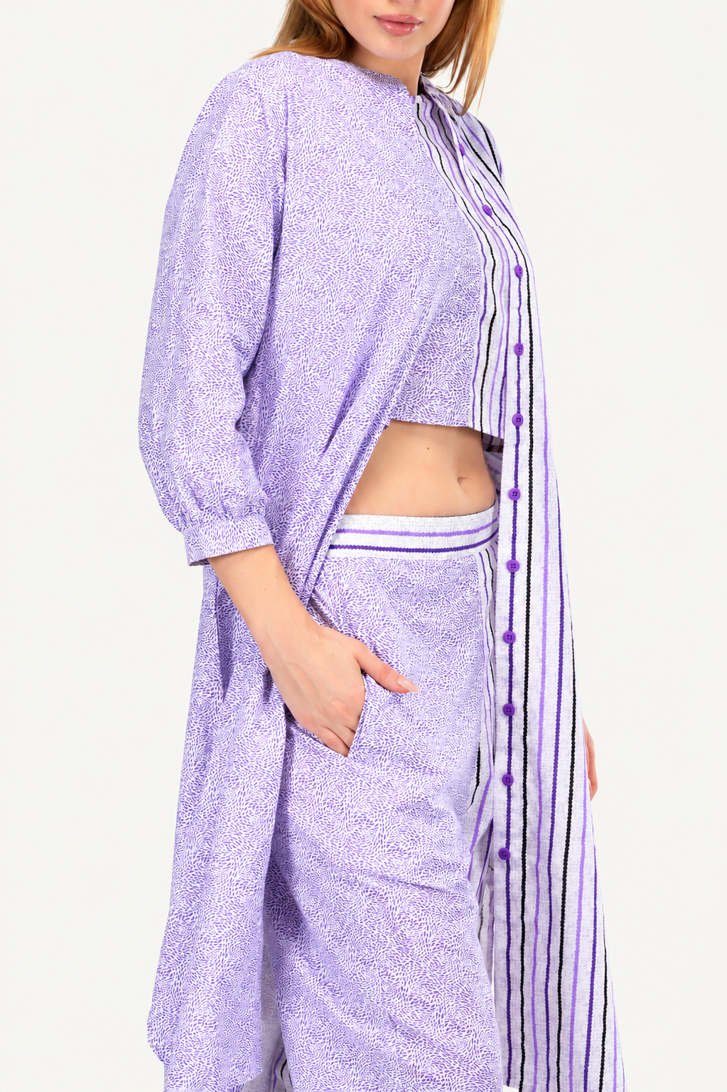 Duality Lavender 3-Piece Co-Ord Set
