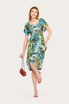 Goa Breeze Smocked Midi Dress