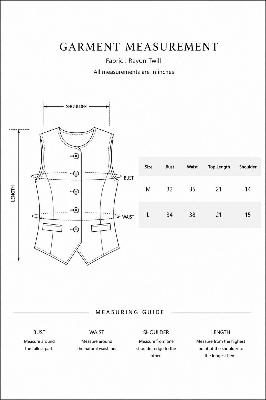 Classic Ivory Button-Front Waistcoat