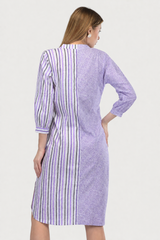 Duality Lavender Shirt Dress