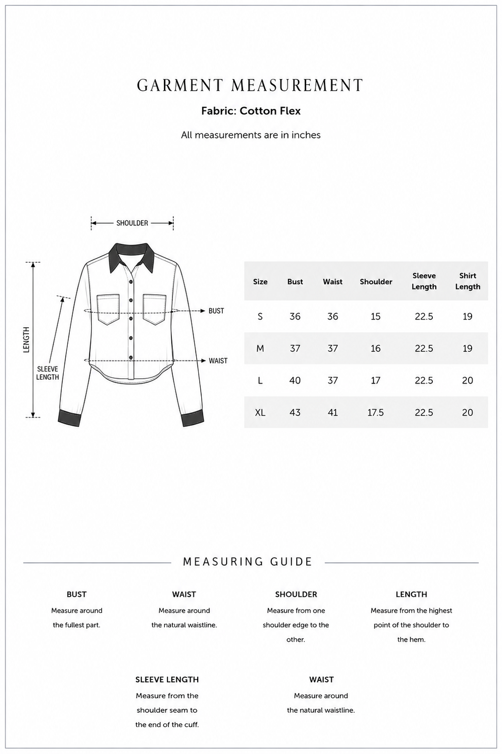 Peach Noir Crop Shirt