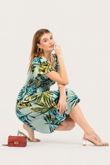 Goa Breeze Smocked Midi Dress