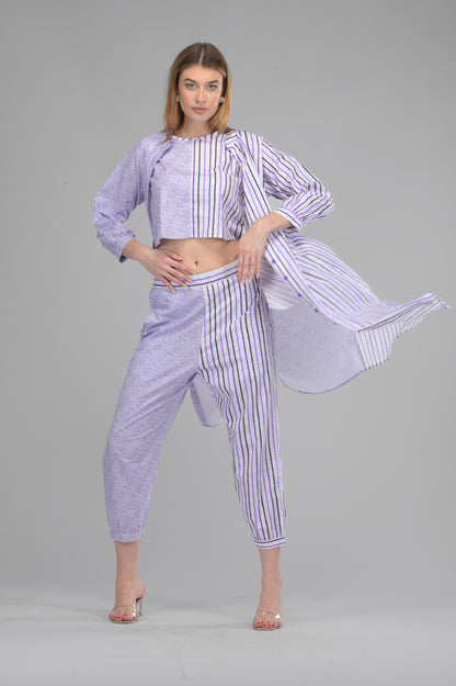 Duality Lavender 3-Piece Co-Ord Set