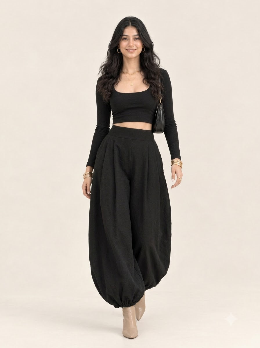 Black Air Balloon Pants