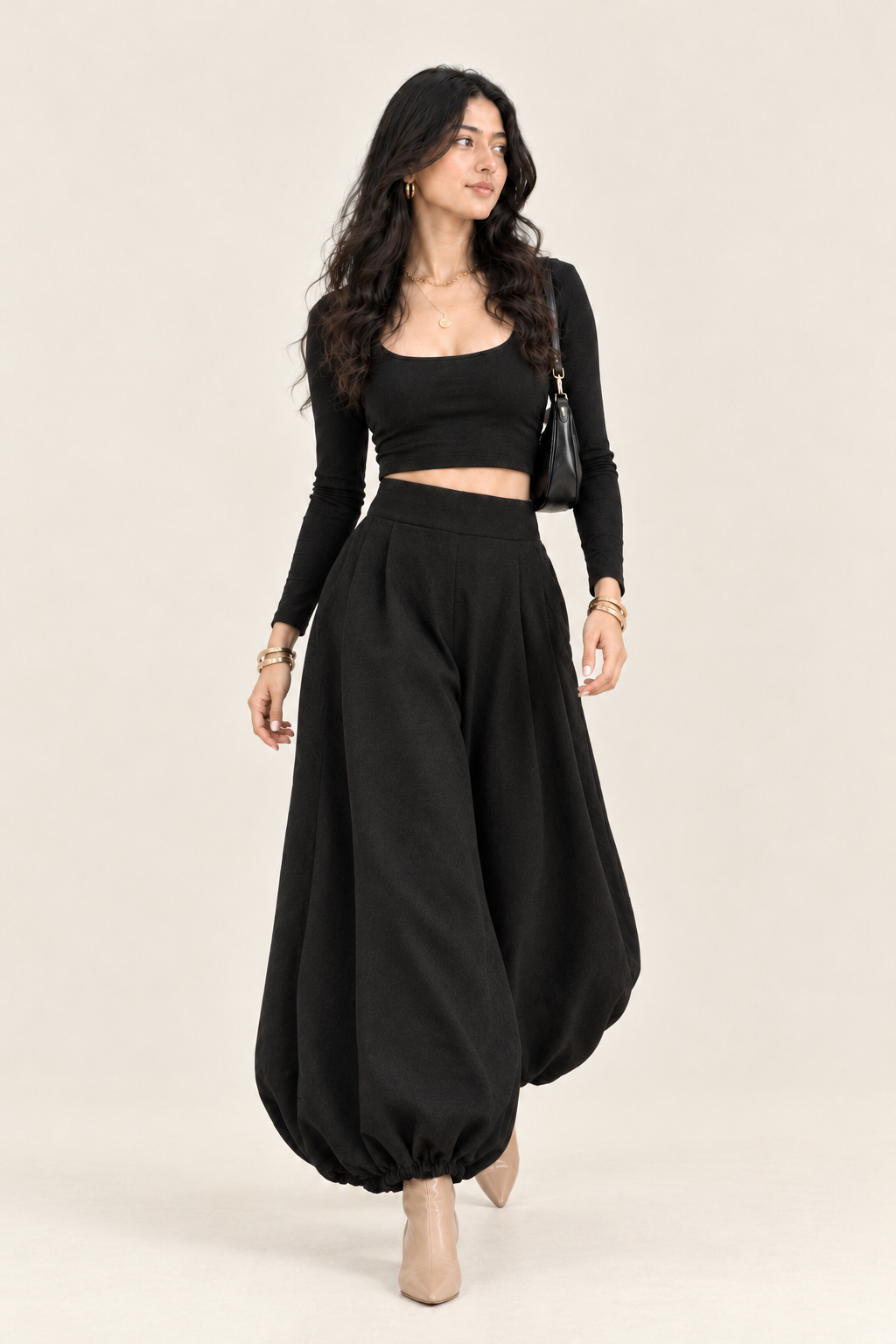 Black Air Balloon Pants