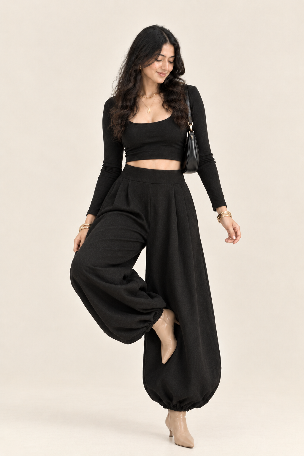 Black Air Balloon Pants