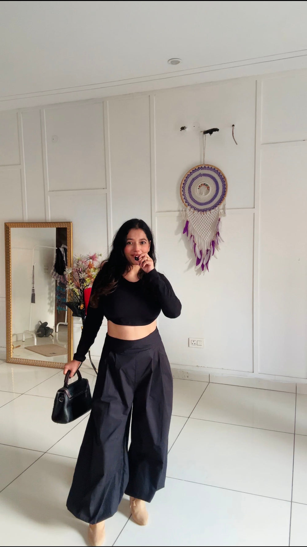 Black Air Balloon Pants