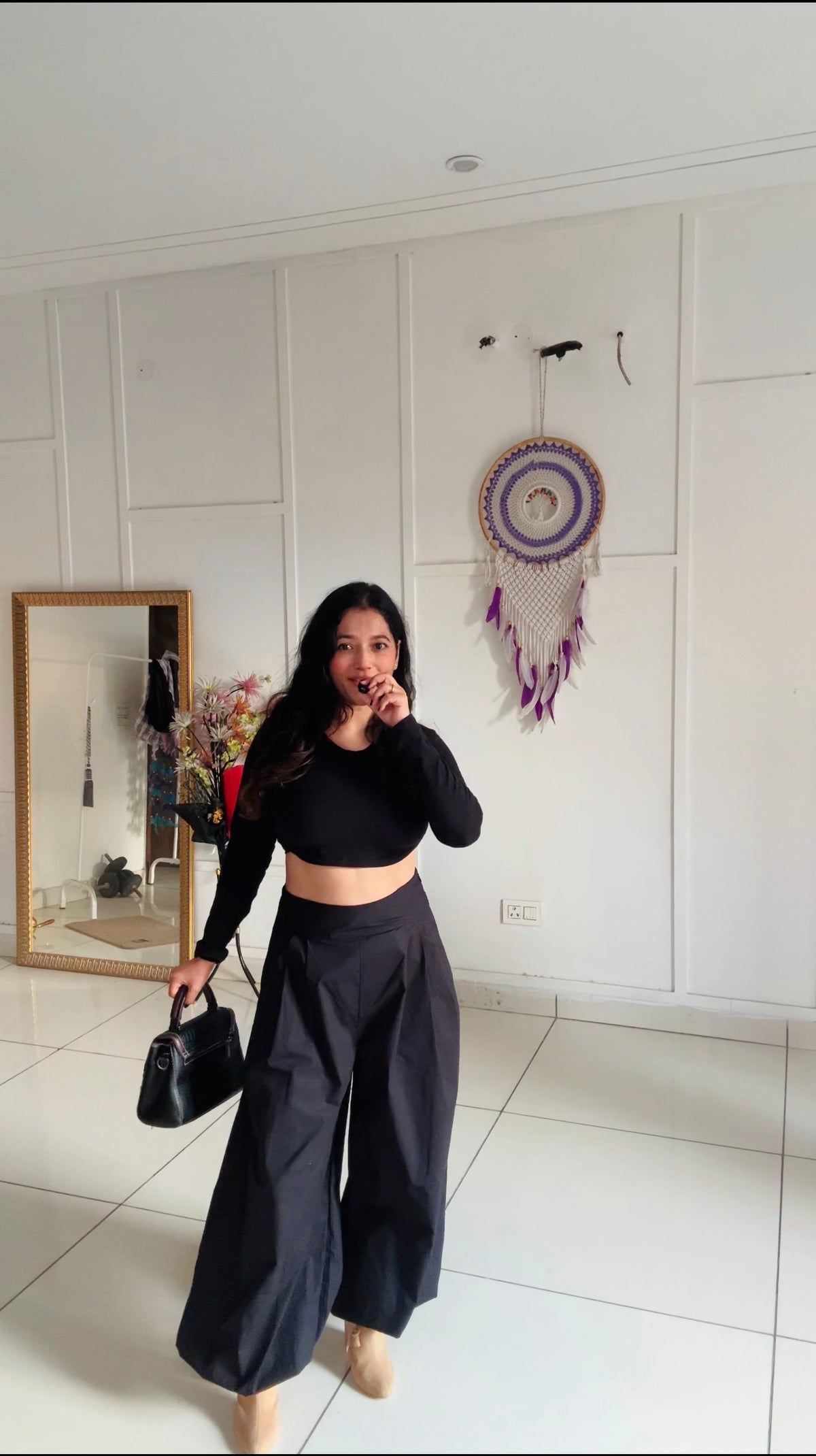 Black Air Balloon Pants